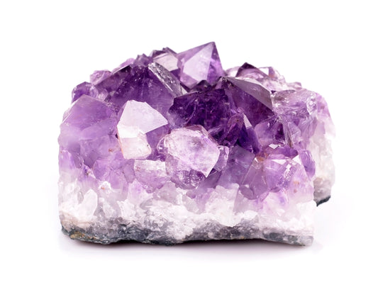 Raw Natural Amethyst Stone that is  useful for creativity, intuitive abilities and cognitive perception. Amethyst is a great amulet for focus and success. Buy Amethyst to benefit from all of its natural properties. 