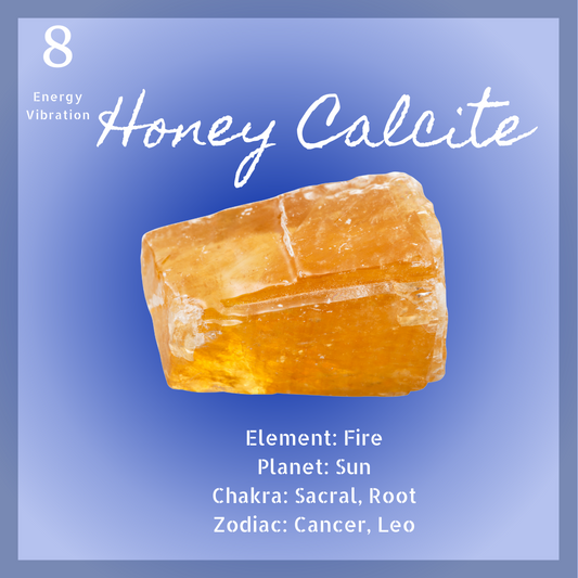 Honey Calcite "Stone of Confidence"